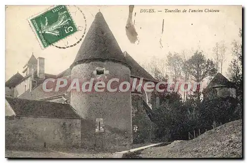 Cartes postales Diges Tourelles De I'Ancien Chateau