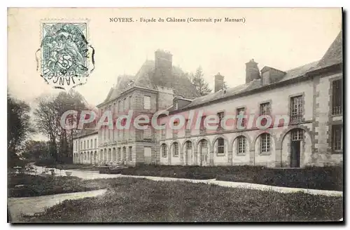 Cartes postales Noyers Facade Du Ch�teau