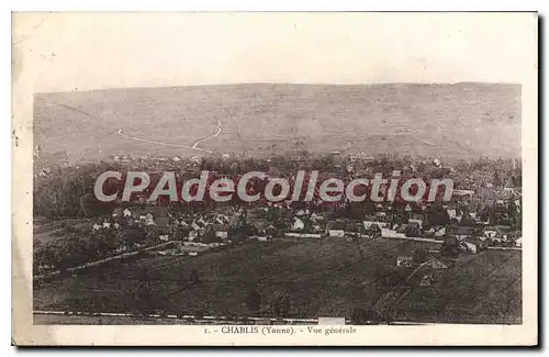 Cartes postales Chablis Vue Generale