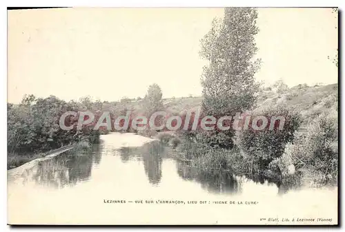 Cartes postales Lezinnes Vue Sur L'Armancon Lieu Dit Vigne De La Cure