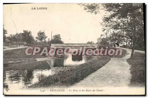 Cartes postales Briennon Le Pont Et Les Bords Du Canal
