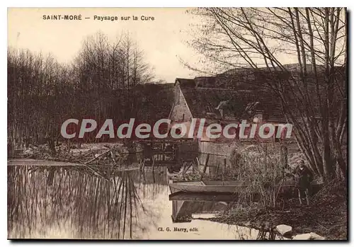 Cartes postales Saint More Paysage Sur la Cure