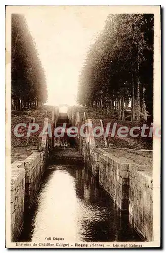 Ansichtskarte AK Rogny La cascade Des sept �cluses aux environs de chatillon-coligny