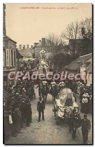 Cartes postales Champignelles Cavalcade Du 10 avril 1910