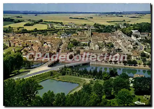 Moderne Karte Coulanges Sur Yonne Vue Generale Aerienne