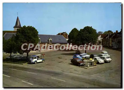 Cartes postales moderne Courson Les Carrieres La Place Du Ch�teau