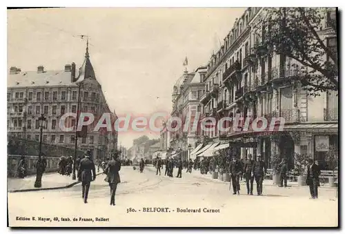 Cartes postales Belfort Boulevard Carnot