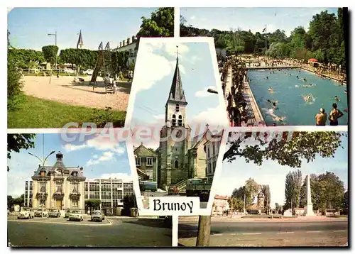 Cartes postales moderne Brunoy divers aspects de la ville