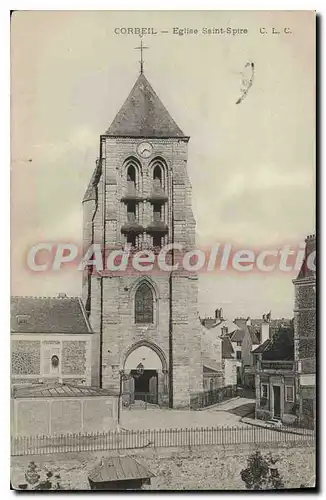 Cartes postales Corbeil Eglise Saint Spire