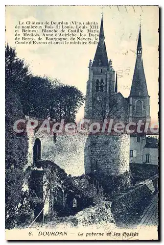 Cartes postales Dourdan La Poterne Et Les Fosses