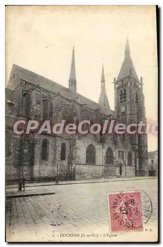 Cartes postales Dourdan L'Eglise