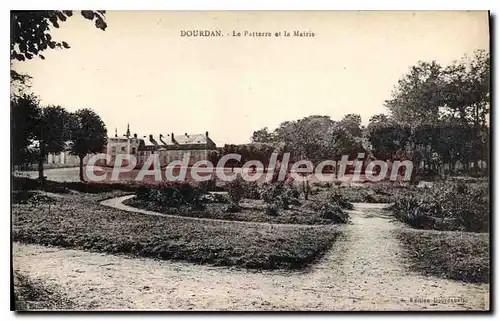 Ansichtskarte AK Dourdan Le Parterre Et La Mairie