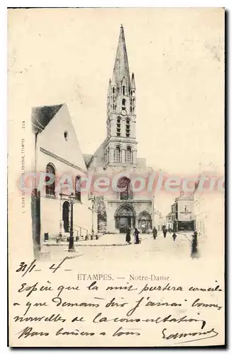 Cartes postales Etampes Notre Dame