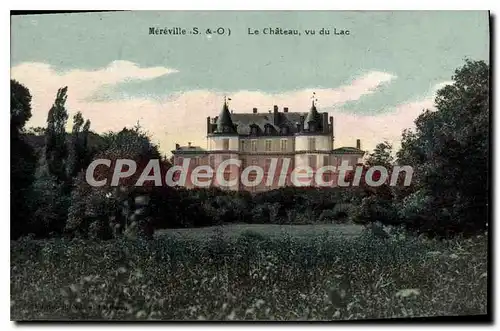 Cartes postales Mereville Le Chateau Vu Du Lac