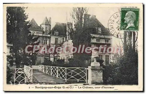Cartes postales Savigny Sur Orge Le Chateau Cour D'Honneur