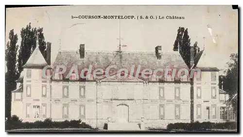 Ansichtskarte AK Courson Monteloup Le Ch�teau