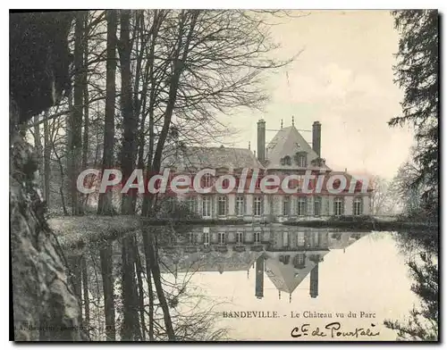 Cartes postales Bandeville Le Chateau Vu Du Parc