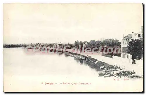 Cartes postales Juvisy la Seine Quai Gambetta