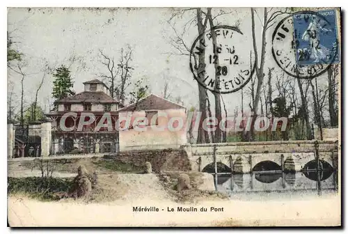 Ansichtskarte AK Mereville Le Moulin Du Pont