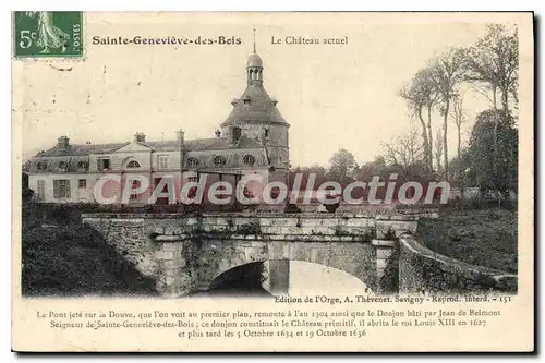 Cartes postales Sainte Genevieve Des Bois Le Chateau Actuel