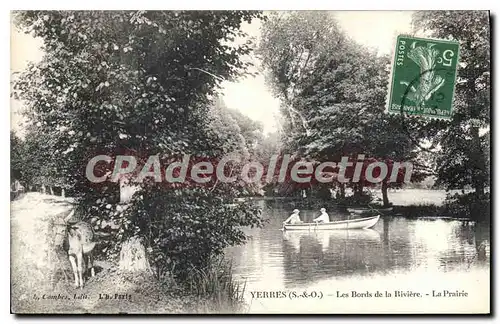 Cartes postales Yerres Les Bords De la Riviere La Prairie