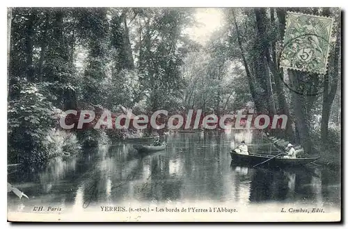 Cartes postales Yerres Les Bords De l'Yerres � l'abbaye