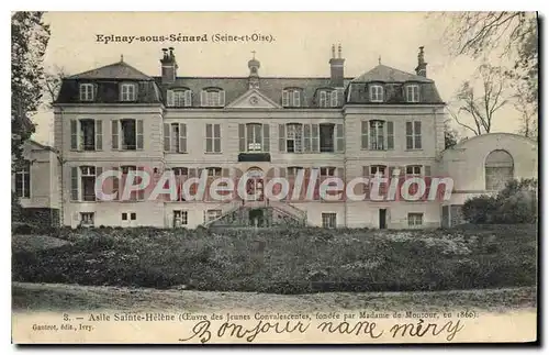 Cartes postales Epinay Sous Senart Asile Saint Helene fond� en 1860