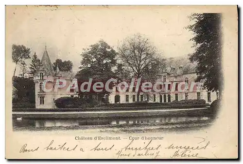 Cartes postales Chateau D'Esclimont Cour D'Honneur