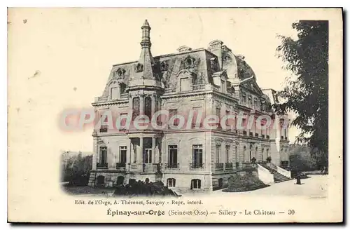 Cartes postales Epinay Sur Orge Sillery Le Ch�teau