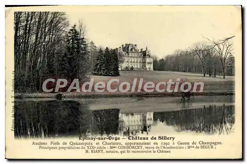 Cartes postales Epinay Sur Orge Chateau De Sillery