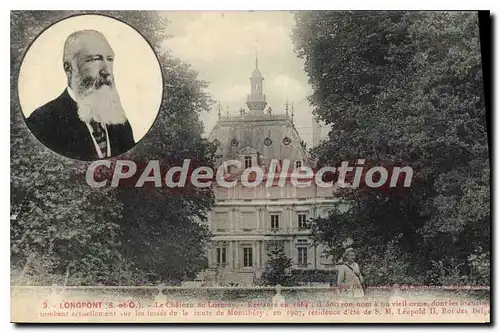 Cartes postales Longpont Le Chateau De Lormoy Restaur� En 1864