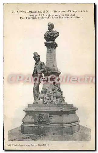 Cartes postales Longjumeau Monument D'Adolphe Adam