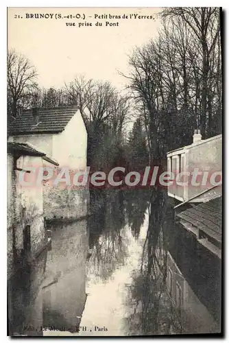 Ansichtskarte AK Brunoy Petit Bras De I'Yerres Vue Prise Du Pont