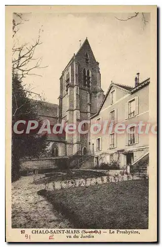 Cartes postales Chalo Saint Mars Le Presbytere Vu Du Jardin