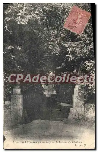 Cartes postales Villeconin L'Avenue Du Ch�teau