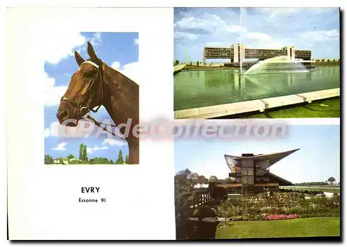 Cartes postales moderne Evry Essonne pr�fecture champ de courses