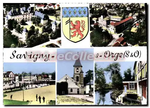 Cartes postales moderne Savigny sur Orge ch�teau �glise