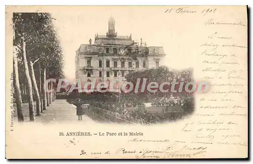 Cartes postales Asnieres La Parc Et La Mairie