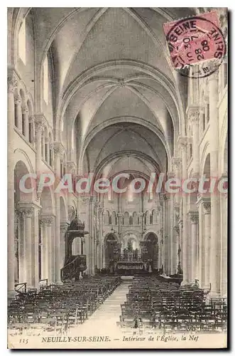 Cartes postales Neuilly Sur Seine Interieur De I'Eglise