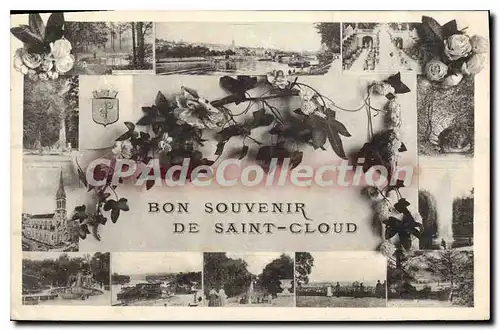 Cartes postales Saint Cloud bon souvenir