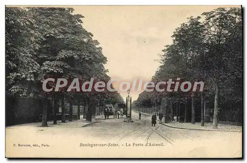Cartes postales Boulogne Sur Seine La Porte D'Auteuil