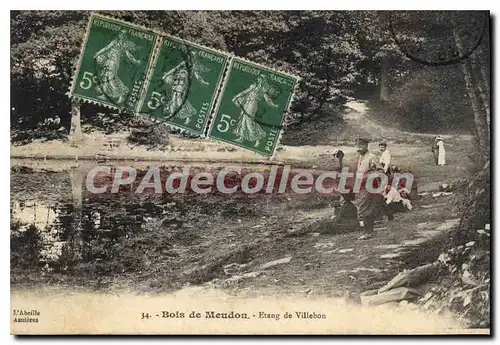 Cartes postales Bois De Meudon Etang De Villebon