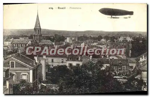 Cartes postales Rueil panorama Dirigeable