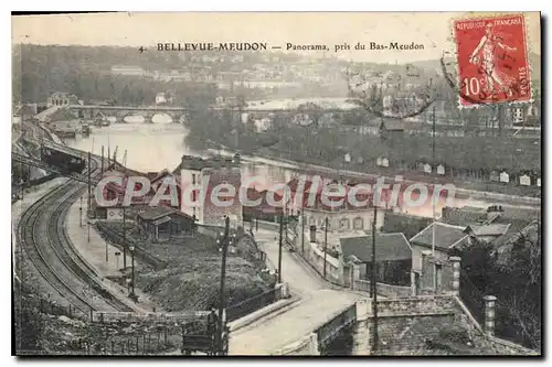 Cartes postales Bellevue Meudon Panorama Pris Du Bas Meudon