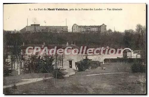 Cartes postales Le Fort Du Mont Valerien Pris De La Ferme Des Landes Vue Generale