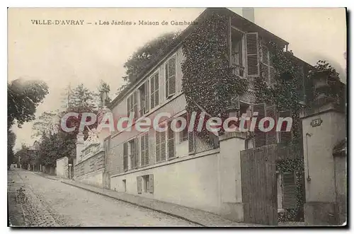 Ansichtskarte AK Ville D'Avray Les Jardies Maison De Gambetta