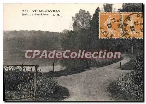 Cartes postales Ville D'Avray Autour Des Lacs