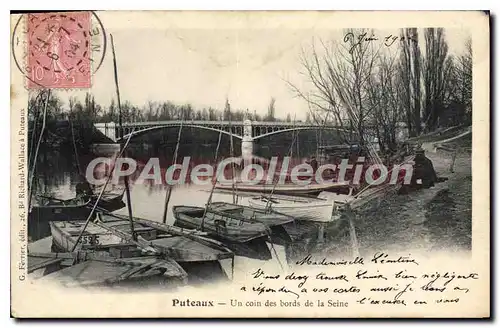 Cartes postales Puteaux Un Coin Des Bords De la Seine