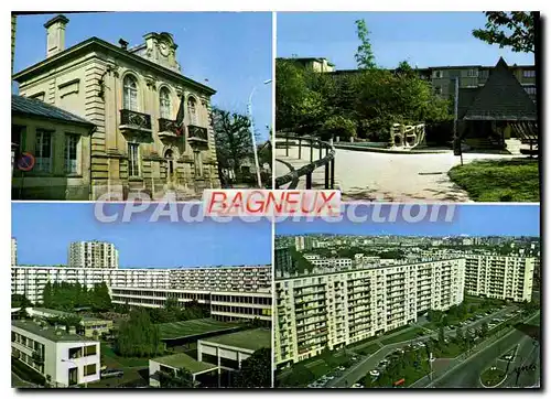 Cartes postales moderne Bagneux L'Hotel De Ville Le Parc Gabriel Cosson �cole Joliot Curie rond point des martyrs