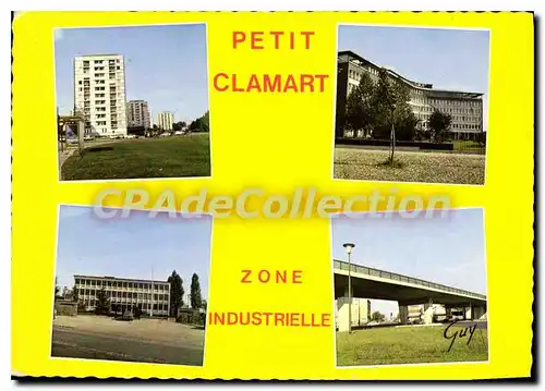 Moderne Karte Petit Clamart Zone Industrielle